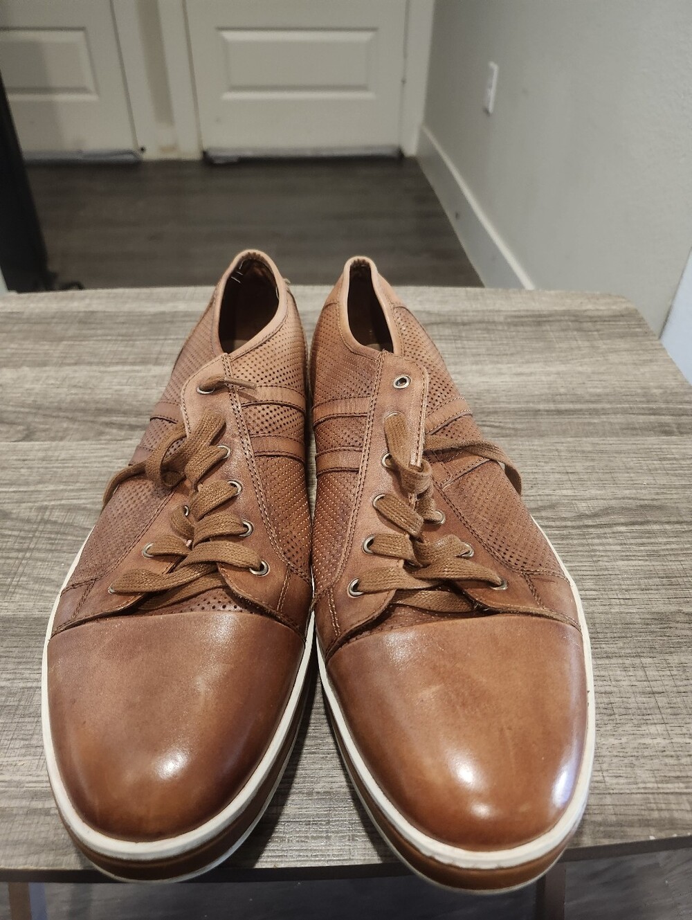 Kenneth Cole Reaction - Easten Sport Sneaker Mens Shoes Cognac US 13